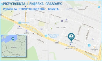 PORADNIA STOMATOLOGICZNA - PRZYCHODNIA LEKARSKA GRABÓWEK - UL. STEFANA RAMUŁTA 45,  GDYNIA