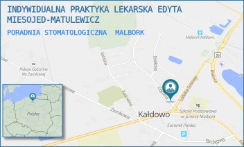 PORADNIA STOMATOLOGICZNA - INDYWIDUALNA PRAKTYKA LEKARSKA EDYTA MIESOJED-MATULEWICZ - UL. LUDWIKA SOLSKIEGO 1,  MALBORK