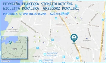 PORADNIA STOMATOLOGICZNA - PRYWATNA PRAKTYKA STOMATOLOGICZNA - WIOLETTA KOWALSKA, GRZEGORZ KOWALSKI - WARCISŁAWA IV 29,  SZCZECINEK
