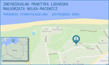 PORADNIA STOMATOLOGICZNA - INDYWIDUALNA PRAKTYKA LEKARSKA MAŁGORZATA NELKA-MACEWICZ - UL. KASZUBSKA 18,  JASTRZĘBIA GÓRA