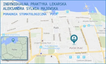 PORADNIA STOMATOLOGICZNA - INDYWIDUALNA PRAKTYKA LEKARSKA ALEKSANDRA SYLWIA MAJEWSKA - PL. OBROŃCÓW WYBRZEŻA 10/5,  PUCK