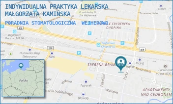 PORADNIA STOMATOLOGICZNA - INDYWIDUALNA PRAKTYKA LEKARSKA MAŁGORZATA KAMIŃSKA - UL. PUCKA 11/GAB 17,  WEJHEROWO