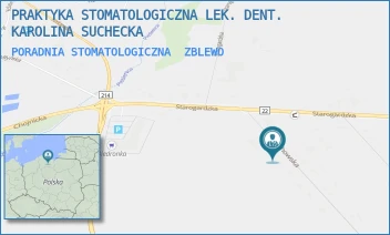 PORADNIA STOMATOLOGICZNA - PRAKTYKA STOMATOLOGICZNA LEK. DENT. KAROLINA SUCHECKA - UL. BIAŁACHOWSKA 6,  ZBLEWO