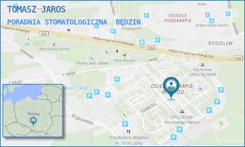 PORADNIA STOMATOLOGICZNA - TOMASZ JAROS - UL. GEN. WŁADYSŁAWA ANDERSA 6,  BĘDZIN