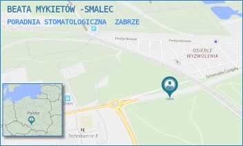 PORADNIA STOMATOLOGICZNA - BEATA MYKIETÓW -SMALEC - UL. FRANKLINA ROOSEVELTA 80/6,  ZABRZE