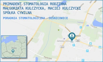 PORADNIA STOMATOLOGICZNA - PRIMADENT STOMATOLOGIA RODZINNA MAŁGORZATA KULCZYCKA, MACIEJ KULCZYCKI, ANNA KULCZYCKA SPÓŁKA CYWILNA - RYNEK 15,  SOŚNICOWICE