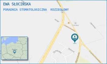 PORADNIA STOMATOLOGICZNA - EWA SŁOCIŃSKA - UL. WARSZAWSKA 4,  KOZIEGŁOWY