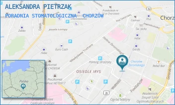 PORADNIA STOMATOLOGICZNA - ALEKSANDRA PIETRZAK NIEPUBLICZNY ZAKŁAD OPIEKI ZDROWOTNEJ "OLO - DENT" PRZYCHODNIA STOMATOLOGICZNA - UL. ZJEDNOCZENIA 3/16,  CHORZÓW