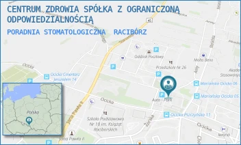 PORADNIA STOMATOLOGICZNA - CENTRUM ZDROWIA SPÓŁKA Z OGRANICZONĄ ODPOWIEDZIALNOŚCIĄ - UL. OCICKA 51A,  RACIBÓRZ