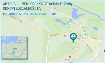 PORADNIA STOMATOLOGICZNA - AMICUS - MED SPÓŁKA Z OGRANICZONĄ ODPOWIEDZIALNOŚCIĄ - UL. RACIBORSKA 8,  RUDY