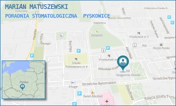 PORADNIA STOMATOLOGICZNA - MARIAN MATUSZEWSKI - PL. MARSZ. JÓZEFA PIŁSUDSKIEGO 4,  PYSKOWICE