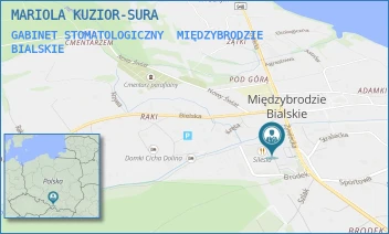 GABINET STOMATOLOGICZNY - MARIOLA KUZIOR-SURA - UL. PLAC AMBROŻEGO 3,  MIĘDZYBRODZIE BIALSKIE