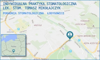PORADNIA STOMATOLOGICZNA - INDYWIDUALNA PRAKTYKA STOMATOLOGICZNA LEK. STOM. TOMASZ MIKOŁAJCZYK - UL. KRÓLOWEJ JADWIGI 5,  ŁODYGOWICE