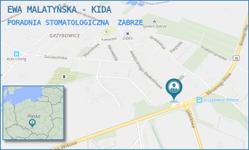 PORADNIA STOMATOLOGICZNA - EWA MALATYŃSKA - KIDA - BADESTINUSA 1,  ZABRZE