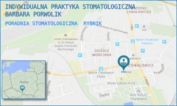 PORADNIA STOMATOLOGICZNA - INDYWIDUALNA PRAKTYKA STOMATOLOGICZNA BARBARA PORWOLIK - UL. ŚLĄSKA 1,  RYBNIK