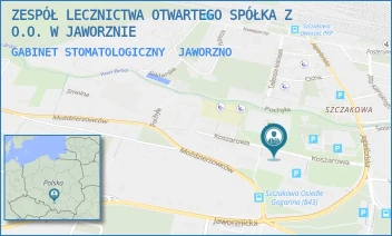 GABINET STOMATOLOGICZNY - ZESPÓŁ LECZNICTWA OTWARTEGO SPÓŁKA Z O.O. W JAWORZNIE - UL. KOSZAROWA 2,  JAWORZNO