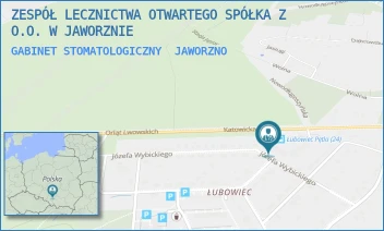 GABINET STOMATOLOGICZNY - ZESPÓŁ LECZNICTWA OTWARTEGO SPÓŁKA Z O.O. W JAWORZNIE - UL. KATOWICKA 59,  JAWORZNO