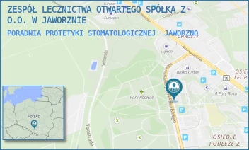 PORADNIA PROTETYKI STOMATOLOGICZNEJ - ZESPÓŁ LECZNICTWA OTWARTEGO SPÓŁKA Z O.O. W JAWORZNIE - ALEJA MARSZ. JÓZEFA PIŁSUDSKIEGO 80,  JAWORZNO