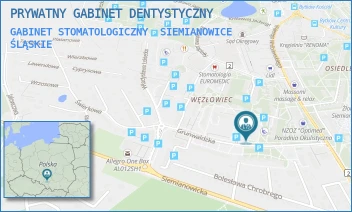 GABINET STOMATOLOGICZNY - PRYWATNY GABINET DENTYSTYCZNY - UL. GRUNWALDZKA 4A [BRAK],  SIEMIANOWICE ŚLĄSKIE