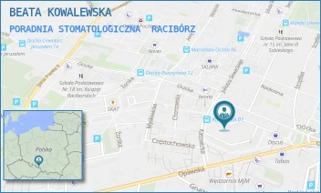 PORADNIA STOMATOLOGICZNA - BEATA KOWALEWSKA - UL. KATOWICKA 1/19,  RACIBÓRZ