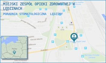 PORADNIA STOMATOLOGICZNA - MIEJSKI ZESPÓŁ OPIEKI ZDROWOTNEJ W LĘDZINACH - UL. POKOJU 17,  LĘDZINY