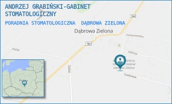 PORADNIA STOMATOLOGICZNA - ANDRZEJ GRABIŃSKI-GABINET STOMATOLOGICZNY - PL. KOŚCIUSZKI 47,  DĄBROWA ZIELONA