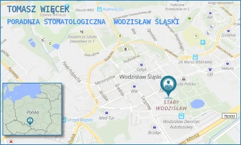 PORADNIA STOMATOLOGICZNA - TOMASZ WIĘCEK - MAŁY RYNEK 4,  WODZISŁAW ŚLĄSKI