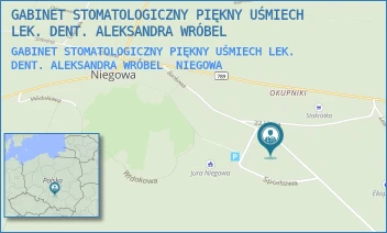 GABINET STOMATOLOGICZNY PIĘKNY UŚMIECH LEK. DENT. ALEKSANDRA WRÓBEL - GABINET STOMATOLOGICZNY PIĘKNY UŚMIECH LEK. DENT. ALEKSANDRA WRÓBEL - UL. BANKOWA 30,  NIEGOWA