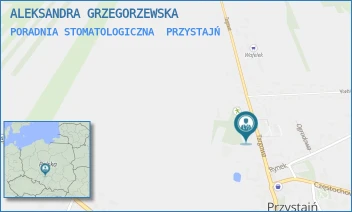 PORADNIA STOMATOLOGICZNA - ALEKSANDRA GRZEGORZEWSKA - UL. TARGOWA 3,  PRZYSTAJŃ