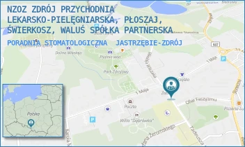 PORADNIA STOMATOLOGICZNA - NZOZ ZDRÓJ PRZYCHODNIA LEKARSKO-PIELĘGNIARSKA, PŁOSZAJ, ŚWIERKOSZ, WALUŚ SPÓŁKA PARTNERSKA - KOŚCIUSZKI 1,  JASTRZĘBIE-ZDRÓJ