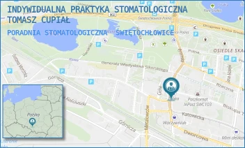 PORADNIA STOMATOLOGICZNA - INDYWIDUALNA PRAKTYKA STOMATOLOGICZNA TOMASZ CUPIAŁ - BYTOMSKA 11/5,  ŚWIĘTOCHŁOWICE