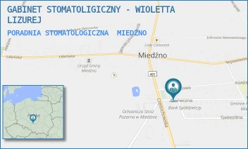 PORADNIA STOMATOLOGICZNA - GABINET STOMATOLIGICZNY - WIOLETTA LIZUREJ - UL. SŁONECZNA 3,  MIEDŹNO