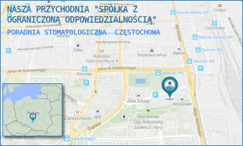 PORADNIA STOMATOLOGICZNA - NASZA PRZYCHODNIA "SPÓŁKA Z OGRANICZONĄ ODPOWIEDZIALNOŚCIĄ" - ALEJA WOLNOŚCI 46,  CZĘSTOCHOWA