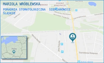PORADNIA STOMATOLOGICZNA - MARIOLA WRÓBLEWSKA - UL. BYTKOWSKA 21,  SIEMIANOWICE ŚLĄSKIE