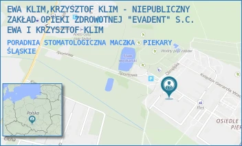 PORADNIA STOMATOLOGICZNA MACZKA - NIEPUBLICZNY ZAKŁAD OPIEKI ZDROWOTNEJ EVADENT SPÓŁKA Z OGRANICZONĄ ODPOWIEDZIKLNOŚCIĄ - UL. GEN. MACZKA 13,  PIEKARY ŚLĄSKIE