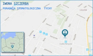 PORADNIA STOMATOLOGICZNA - IWONA SZCZERBA - UL. NARCYZÓW 24,  TYCHY