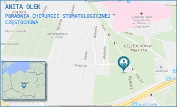 PORADNIA CHIRURGII STOMATOLOGICZNEJ - ANITA OLEK - UL. KRYNICKA 1/3,  CZĘSTOCHOWA