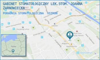 PORADNIA STOMATOLOGICZNA - GABINET STOMATOLOGICZNY LEK.STOM. JOANNA ŻARNOWIECKA - UL. MICKIEWICZA 1,  USTROŃ