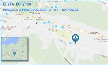 PORADNIA STOMATOLOGICZNA Z RTG - EDYTA BORYCKA - UL. PCK 1,  WOJKOWICE