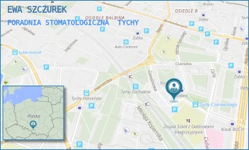 PORADNIA STOMATOLOGICZNA - EWA SZCZUREK - UL. CZARNIECKIEGO 18,  TYCHY