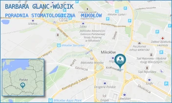 PORADNIA STOMATOLOGICZNA - BARBARA GLANC-WÓJCIK - ŚW. WOJCIECHA 30,  MIKOŁÓW