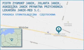 PORADNIA STOMATOLOGICZNA - PIOTR ZYGMUNT JANIK, JOLANTA JANIK, AGNIESZKA JANIK PRYWATNA PRZYCHODNIA LEKARSKA JANIK-MED S.C. - UL. AL.N.M.P. 14,  CZĘSTOCHOWA