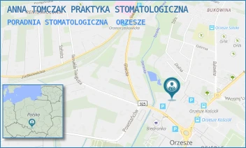 PORADNIA STOMATOLOGICZNA - ANNA TOMCZAK PRAKTYKA STOMATOLOGICZNA - UL. RYNEK 16,  ORZESZE
