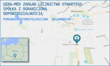 PORADNIA STOMATOLOGICZNA - VERA-MED ZAKŁAD LECZNICTWA OTWARTEGO SPÓŁKA Z OGRANICZONĄ ODPOWIEDZIALNOŚCIĄ - UL. PADEREWSKIEGO 15A,  WILAMOWICE