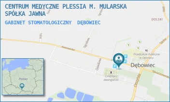 GABINET STOMATOLOGICZNY - CENTRUM MEDYCZNE PLESSIA M. MULARSKA SPÓŁKA JAWNA - KATOWICKA 3,  DĘBOWIEC