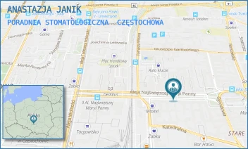 PORADNIA STOMATOLOGICZNA - ANASTAZJA JANIK PRZYCHODNIA LEKARZY SPECJALISTÓW "JANIK-MED 2" - UL. AL. NMP 62,  CZĘSTOCHOWA