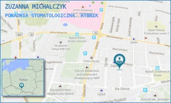 PORADNIA STOMATOLOGICZNA - ZUZANNA MICHALCZYK - UL. PIASTA 16,  RYBNIK