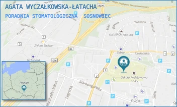 PORADNIA STOMATOLOGICZNA - AGATA WYCZAŁKOWSKA-ŁATACHA - UL. CZELADZKA 58,  SOSNOWIEC