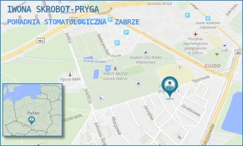 PORADNIA STOMATOLOGICZNA - IWONA SKROBOT-PRYGA - UL. SPORTOWA 6,  ZABRZE