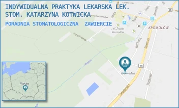 PORADNIA STOMATOLOGICZNA - INDYWIDUALNA PRAKTYKA LEKARSKA LEK. STOM. KATARZYNA KOTWICKA - UL. SIEWIERSKA 74A,  ZAWIERCIE